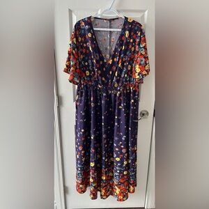 BloomChic Multicolor Floral Maxi Dress